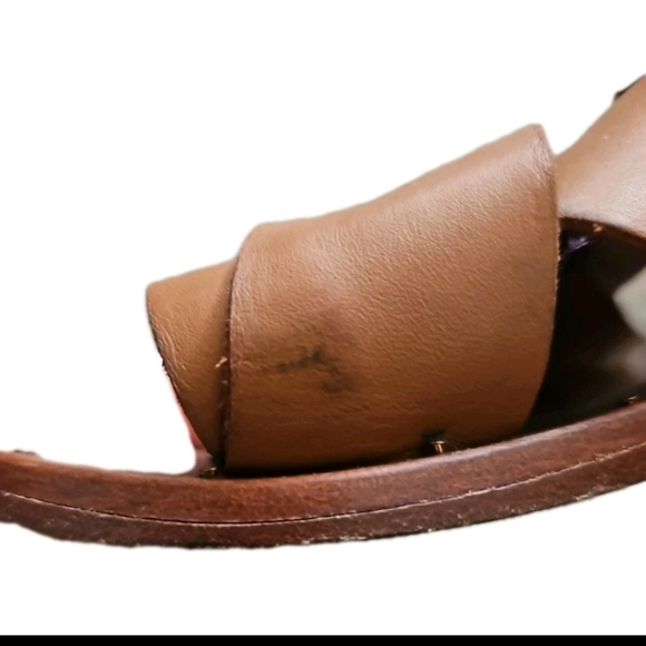 Beek Womens Brown Weaver Toe Loop Handcrafted Leather Comfort Sandal 10 - Picture 15 of 15